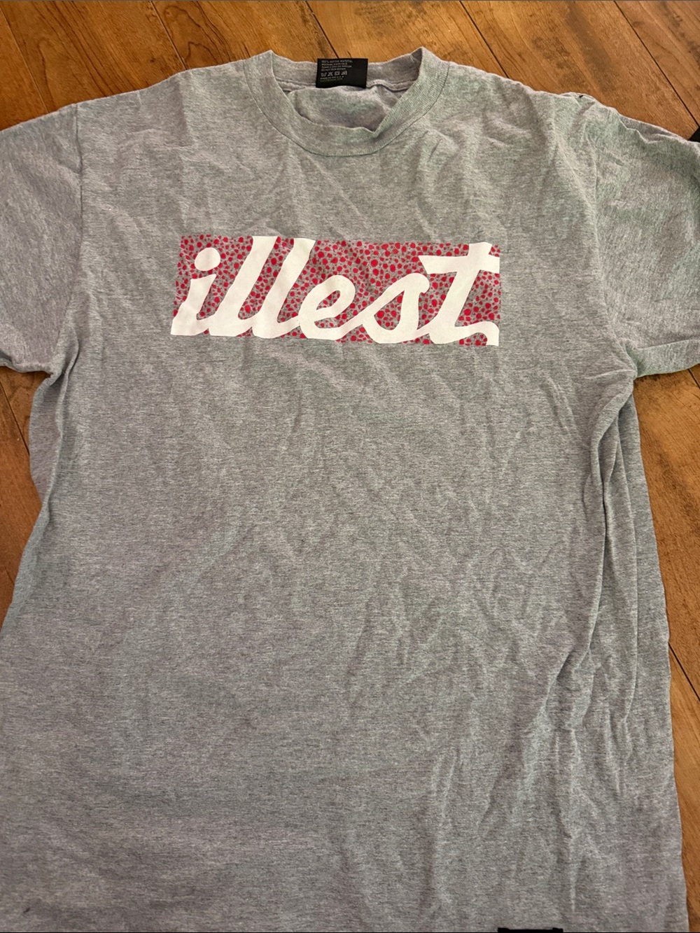 Men’s Short Sleeve Logo Tee - Gray with Red Accents